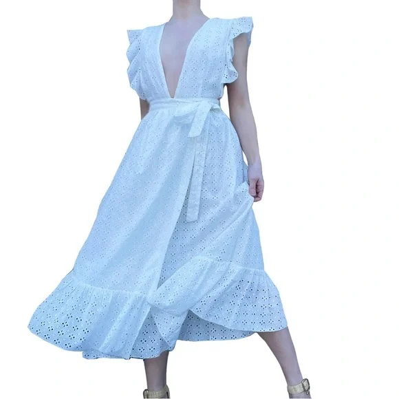chinese dress ladies Lorelai Maxi Dress Blue / 3XL main image 0